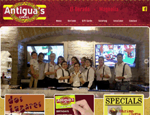 Tablet Screenshot of antiguas-grill.com